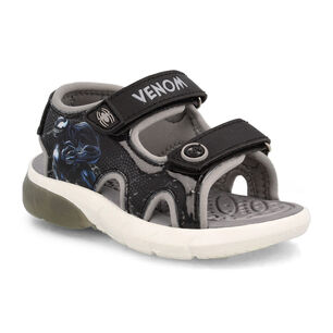 Sandalia Ni&ntilde;o Bubblegummers Venon/felix Negro - Gris